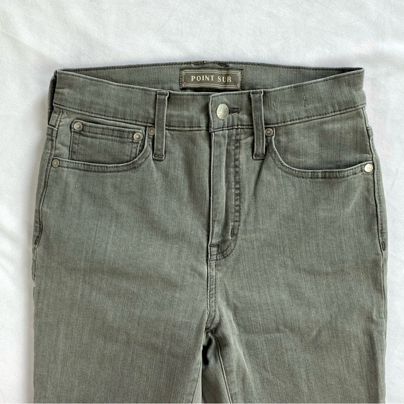 J. CREW Point Sur Hightower Skinny Jean w/Ankle Zippers Smoke Wash Size 25 (EUC) - Picture 3 of 12